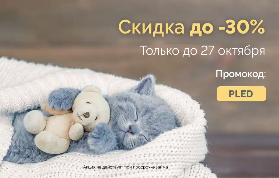 Уютный октябрь! Пять дней займа под 0% - 1